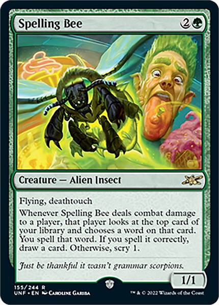 Spelling Bee [Unfinity] 155