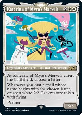 Katerina of Myra's Marvels (Showcase) (Galaxy Foil) [Unfinity] 496