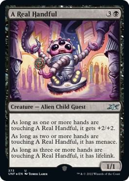 A Real Handful (Galaxy Foil) [Unfinity] 373