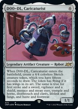 D00-DL, Caricaturist (Galaxy Foil) [Unfinity] 473