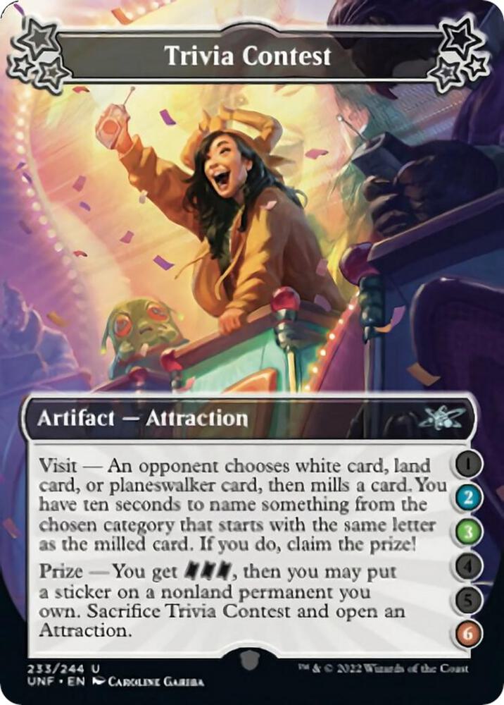 Trivia Contest (2-3-6) [Unfinity] 233