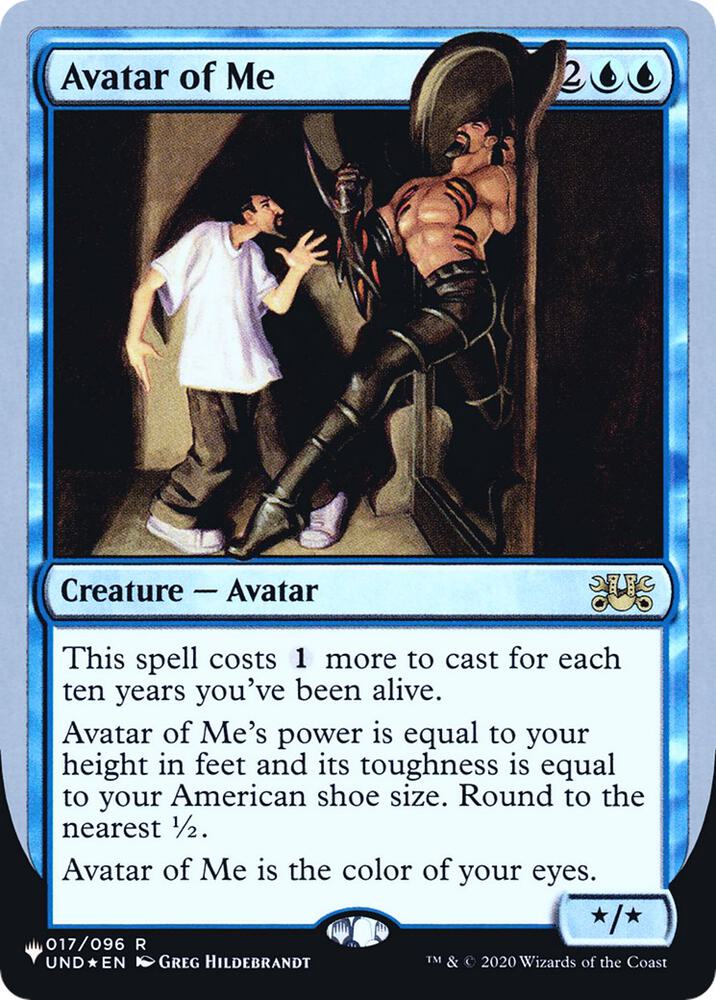 Avatar of Me [The List Reprints] 017/096
