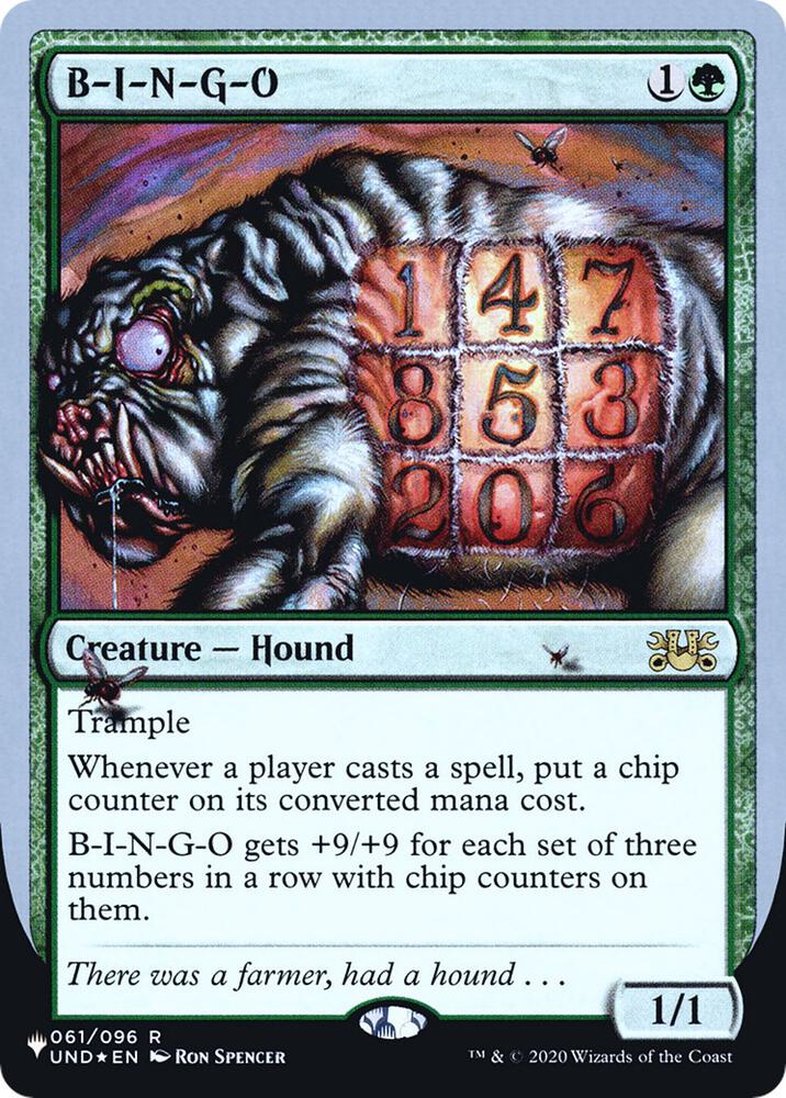B-I-N-G-O [The List Reprints] 061/096
