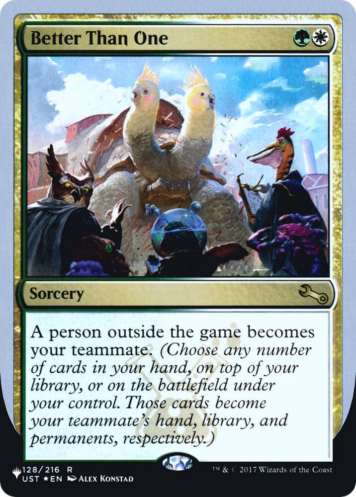 Better Than One [The List Reprints] 128/216