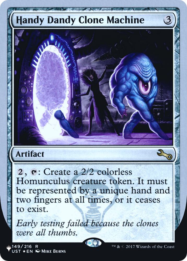 Handy Dandy Clone Machine [The List Reprints] 149/216