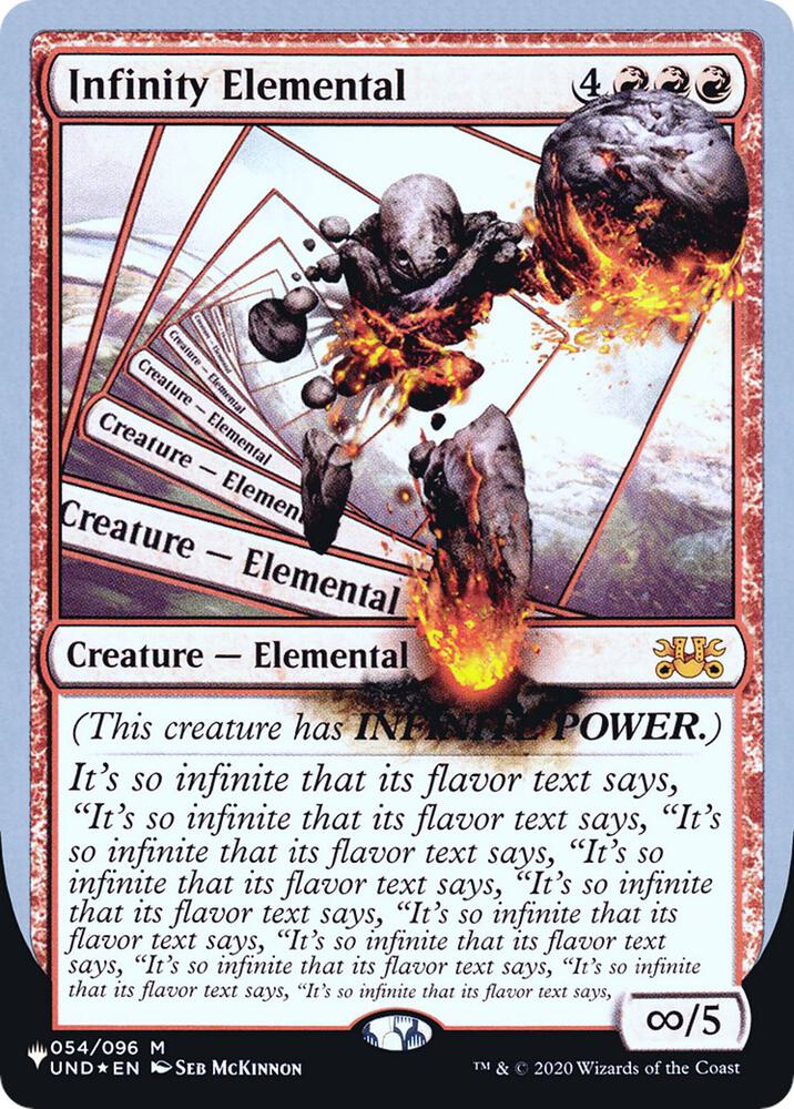 Infinity Elemental [The List Reprints] 054/096