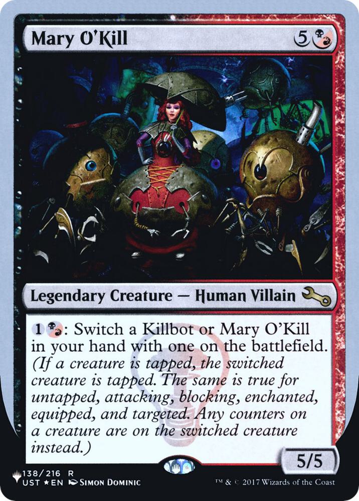 Mary O'Kill [The List Reprints] 138/216