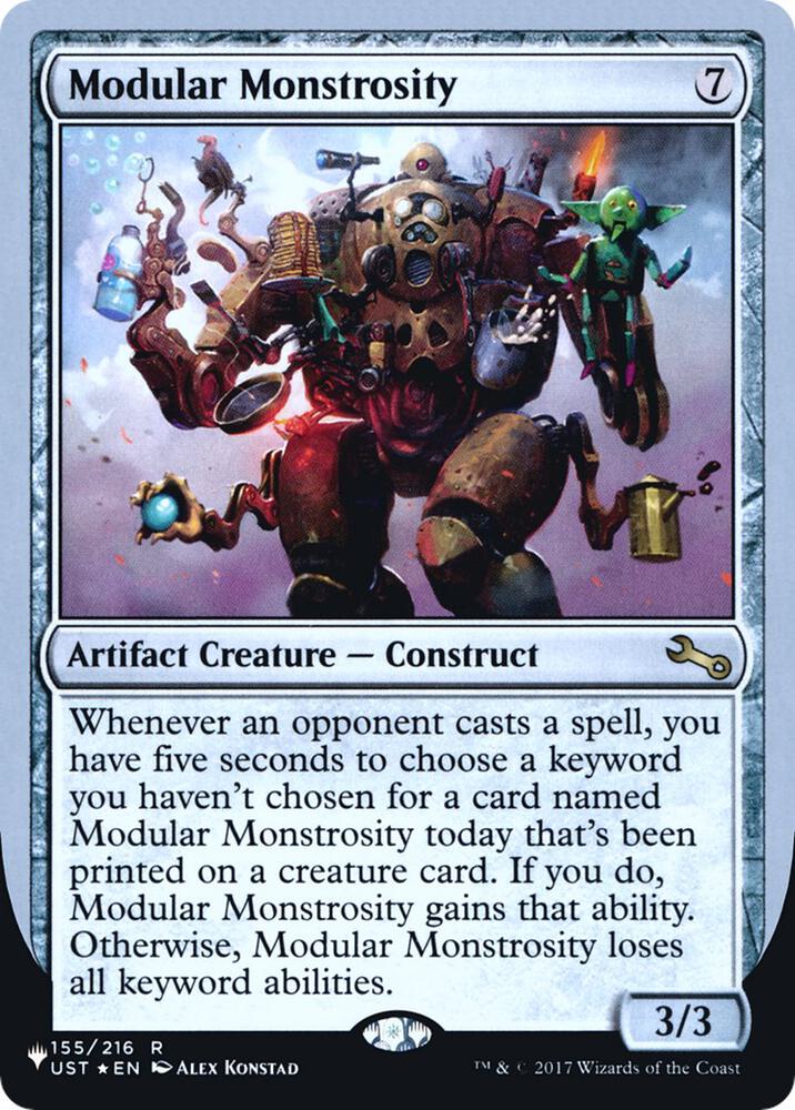 Modular Monstrosity [The List Reprints] 155/216