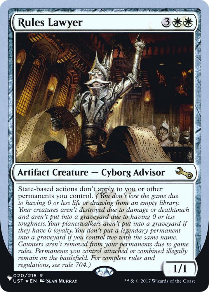 Rules Lawyer [The List Reprints] 020/216
