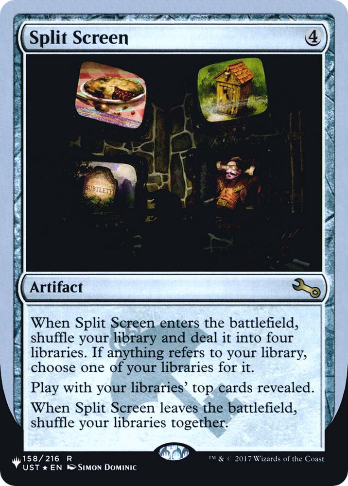 Split Screen [The List Reprints] 158/216