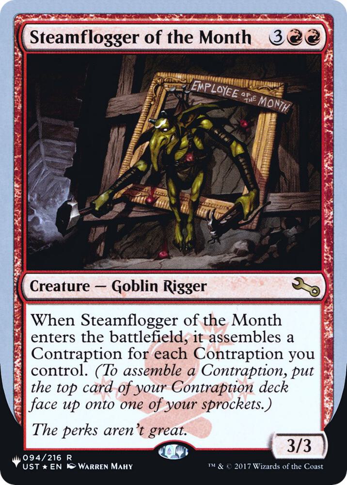 Steamflogger of the Month [The List Reprints] 094/216