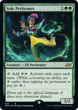 Sole Performer (Galaxy Foil) [Unfinity] 440