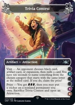 Trivia Contest (2-5-6) [Unfinity] 233