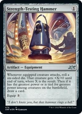 Strength-Testing Hammer (Galaxy Foil) [Unfinity] 479