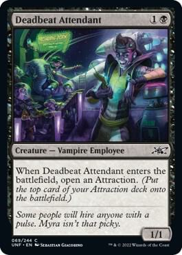 Deadbeat Attendant [Unfinity] 69
