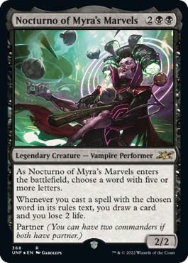 Nocturno of Myra's Marvels (Galaxy Foil) [Unfinity] 368
