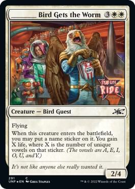 _____ Bird Gets the Worm (Galaxy Foil) [Unfinity] 291