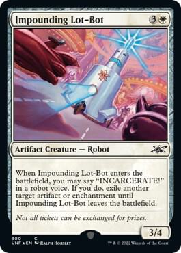 Impounding Lot-Bot (Galaxy Foil) [Unfinity] 300