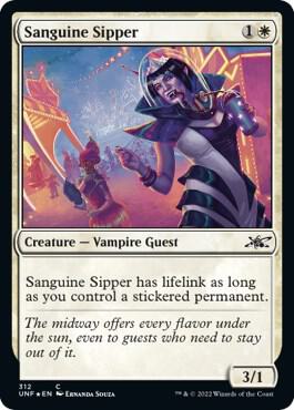 Sanguine Sipper (Galaxy Foil) [Unfinity] 312