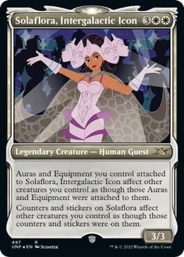 Solaflora, Intergalactic Icon (Showcase) (Galaxy Foil) [Unfinity] 497