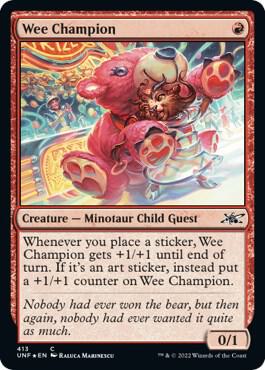 Wee Champion (Galaxy Foil) [Unfinity] 413