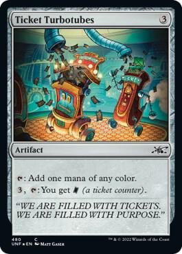 Ticket Turbotubes (Galaxy Foil) [Unfinity] 480