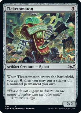 Ticketomaton (Galaxy Foil) [Unfinity] 481