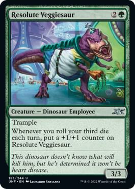 Resolute Veggiesaur [Unfinity] 153