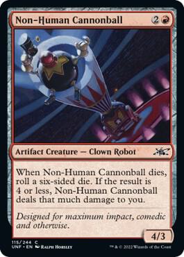 Non-Human Cannonball [Unfinity] 115