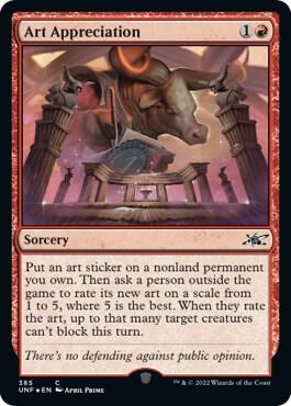 Art Appreciation (Galaxy Foil) [Unfinity] 385