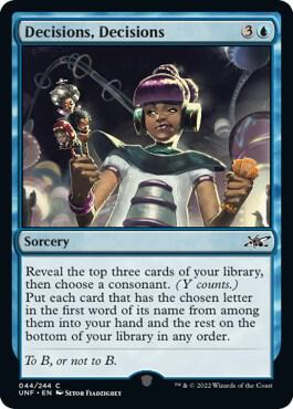 Decisions, Decisions [Unfinity] 44