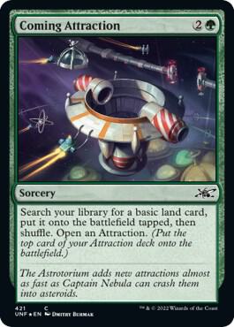 Coming Attraction (Galaxy Foil) [Unfinity] 421