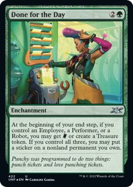 Done for the Day (Galaxy Foil) [Unfinity] 422