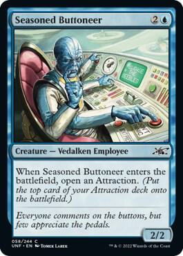 Seasoned Buttoneer [Unfinity] 58