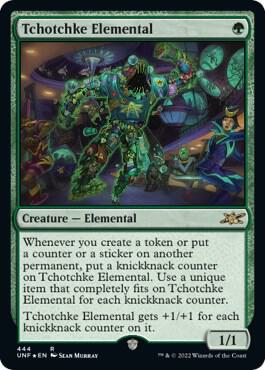 Tchotchke Elemental (Galaxy Foil) [Unfinity] 444