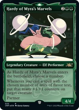 Hardy of Myra's Marvels (Showcase) (Galaxy Foil) [Unfinity] 503