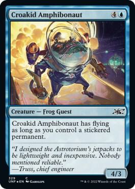 Croakid Amphibonaut (Galaxy Foil) [Unfinity] 329