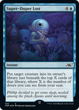 Super-Duper Lost (Galaxy Foil) [Unfinity] 345