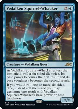Vedalken Squirrel-Whacker (Galaxy Foil) [Unfinity] 349