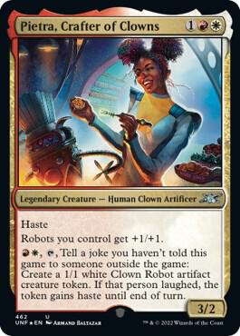 Pietra, Crafter of Clowns (Galaxy Foil) [Unfinity] 462