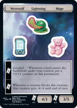 Werewolf Lightning Mage [Unfinity] 48