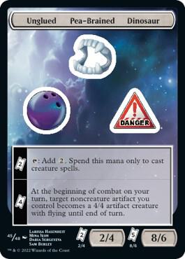 Unglued Pea-Brained Dinosaur [Unfinity] 45