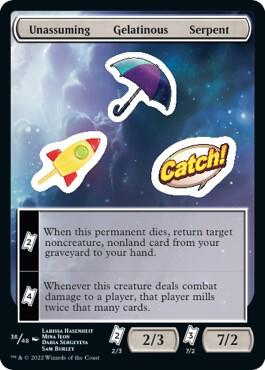 Unassuming Gelatinous Serpent [Unfinity] 36