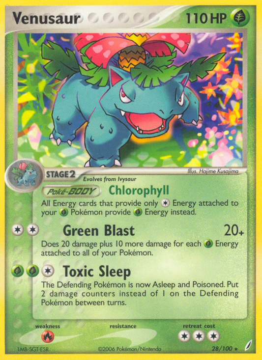 Venusaur - 28/100 Crystal Guardians