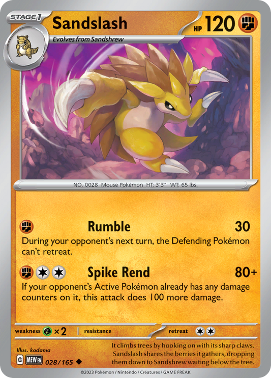 Sandslash - 28/165 151