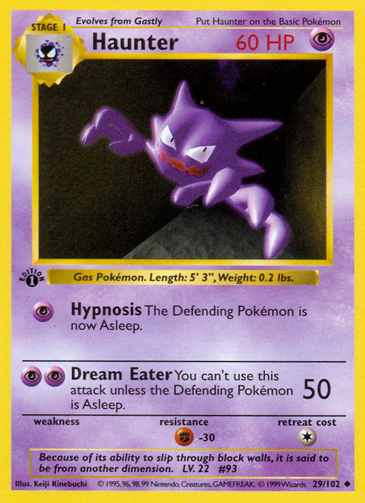 Haunter - 29/102 Base