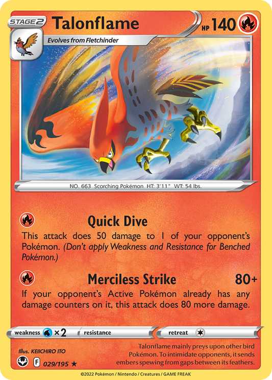 Talonflame - 29/195 Silver Tempest