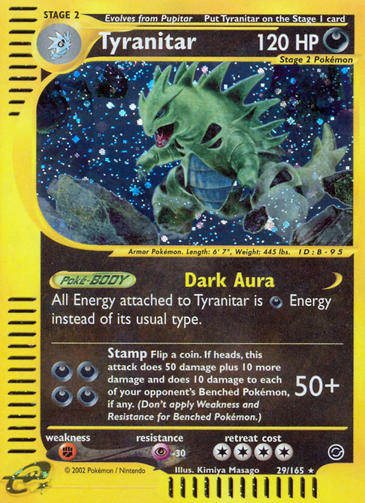 Tyranitar - 29/165 Expedition Base Set