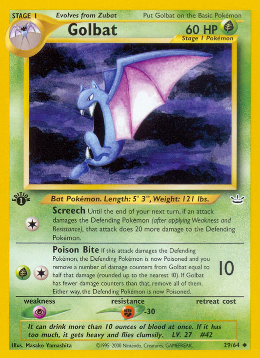 Golbat - 29/64 Neo Revelation