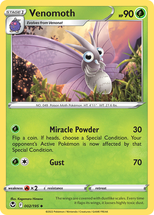 Venomoth - 2/195 Silver Tempest